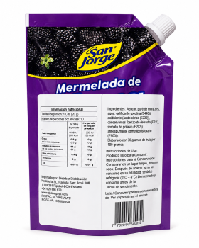 MERMELADA DE MORA DOYPACK 200gr SAN JORGE